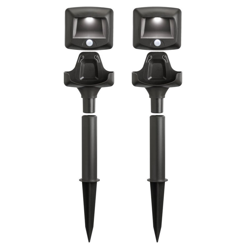 Mr Beams MB572 Wireless Battery-Powered Motion Sensing LED Path Lights, 2-Pack, Brown